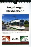 Kalender 2024 der Augsburger Straßenbahn